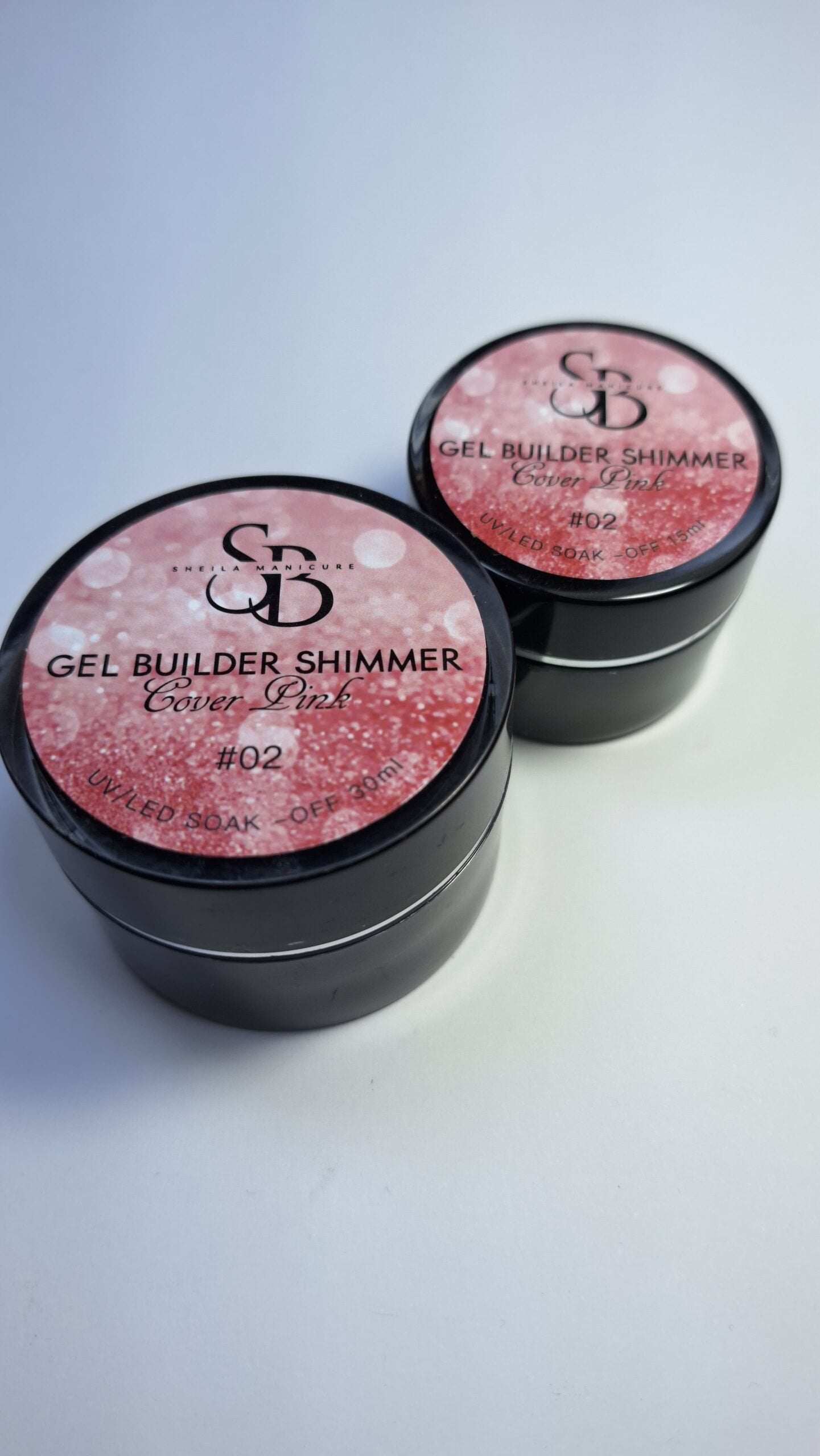 Gel builder cover pink shimmer 15g