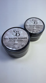 Gel builder milky white shimmer 15g