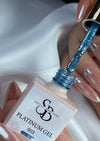Esmalte de gel PLATINUM AZUL FUERTE