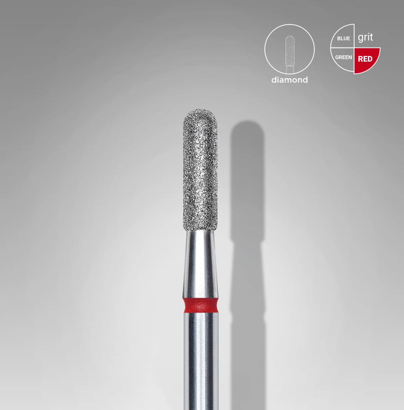 Punta Diamante, «Cilindro Redondeado» 2.3 Mm