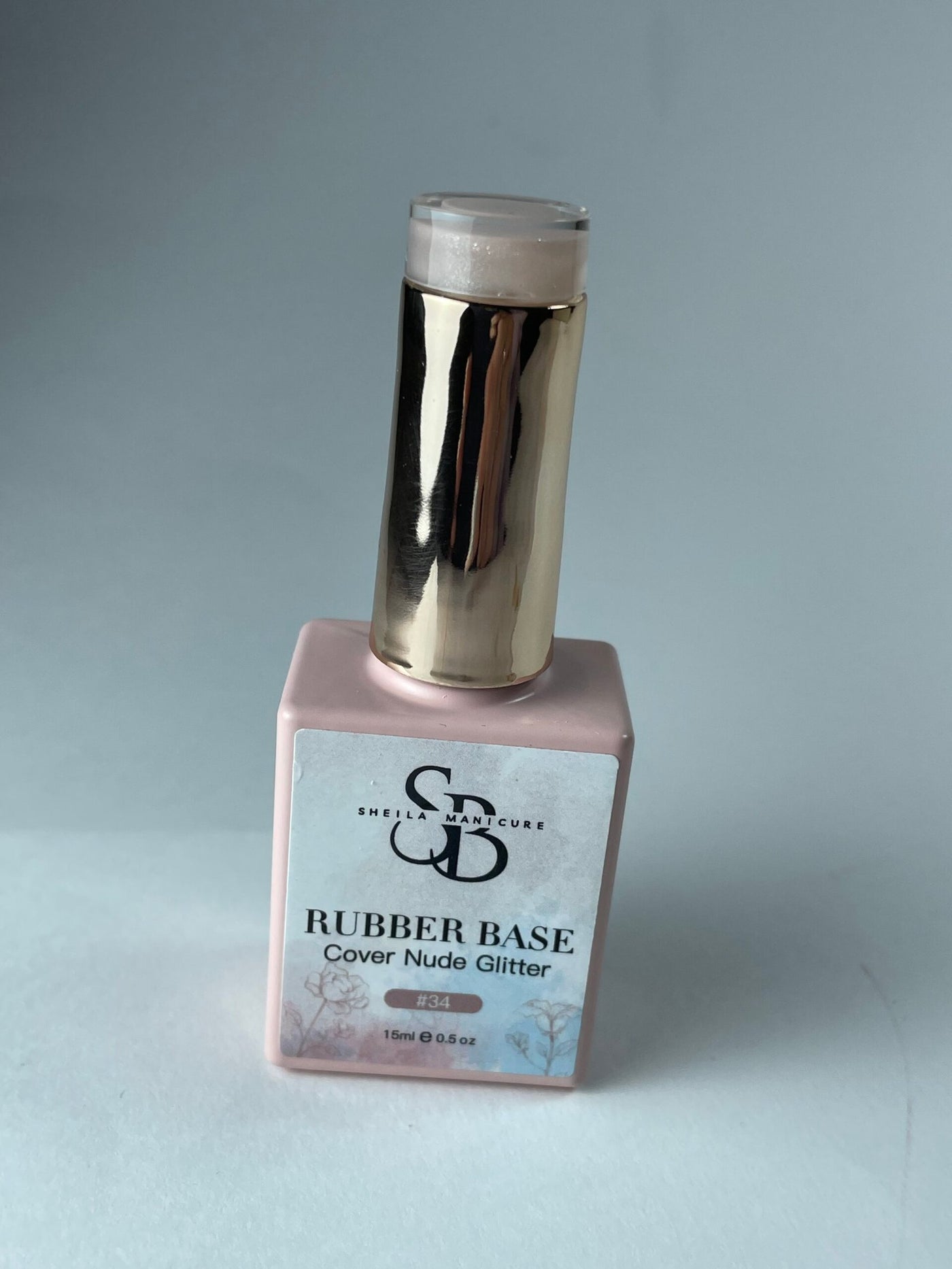 Base Rubber Cover Nude Glitter
