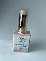 Base Rubber Cover Nude Glitter
