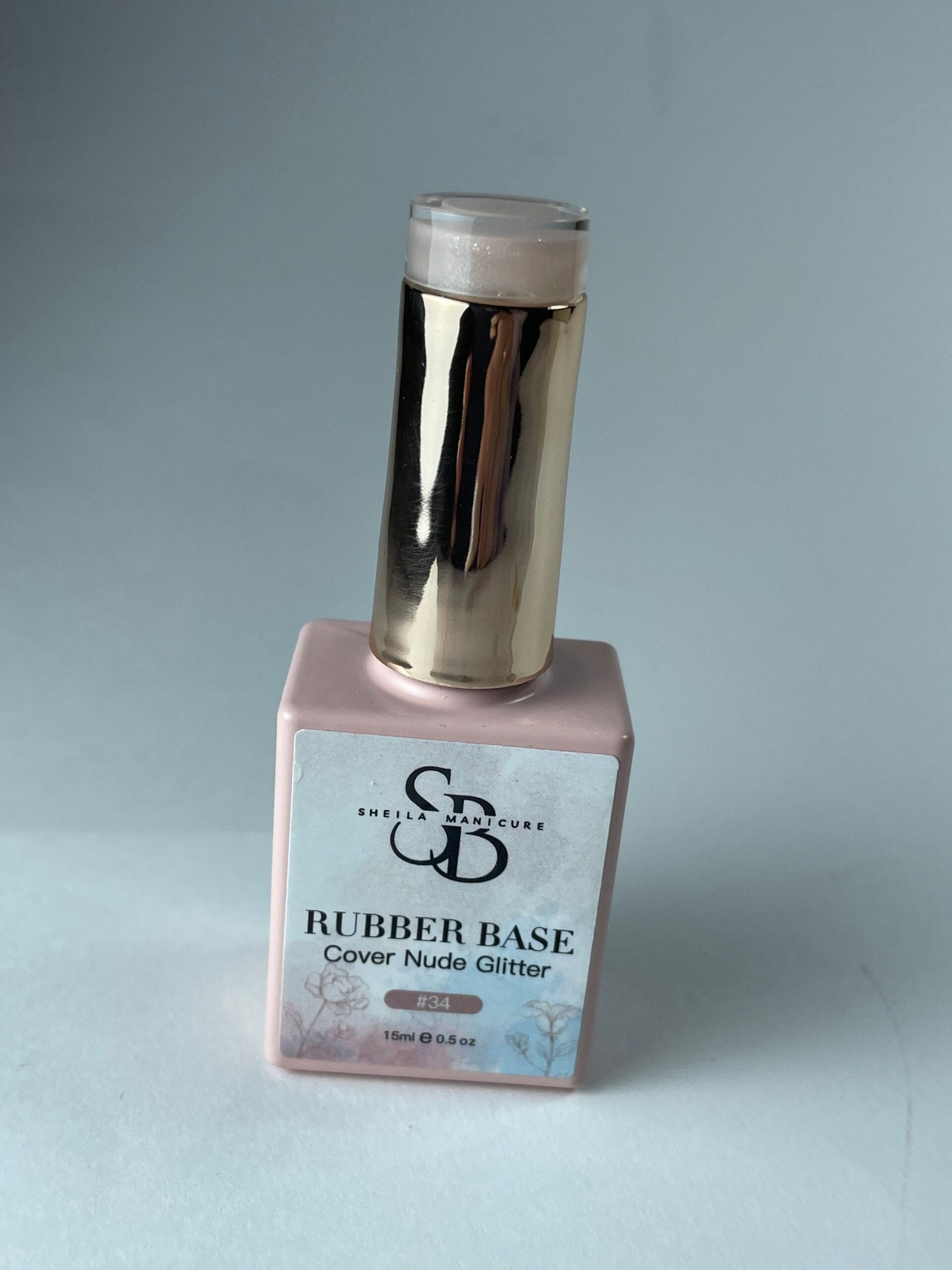 Base Rubber Cover Nude Glitter
