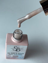 Base Rubber Cover Nude Glitter