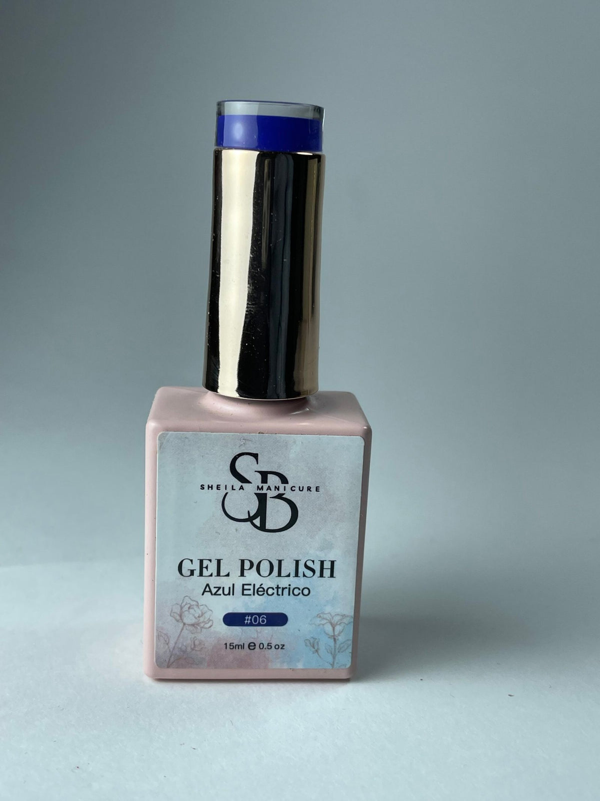 Gel polish azul eléctrico