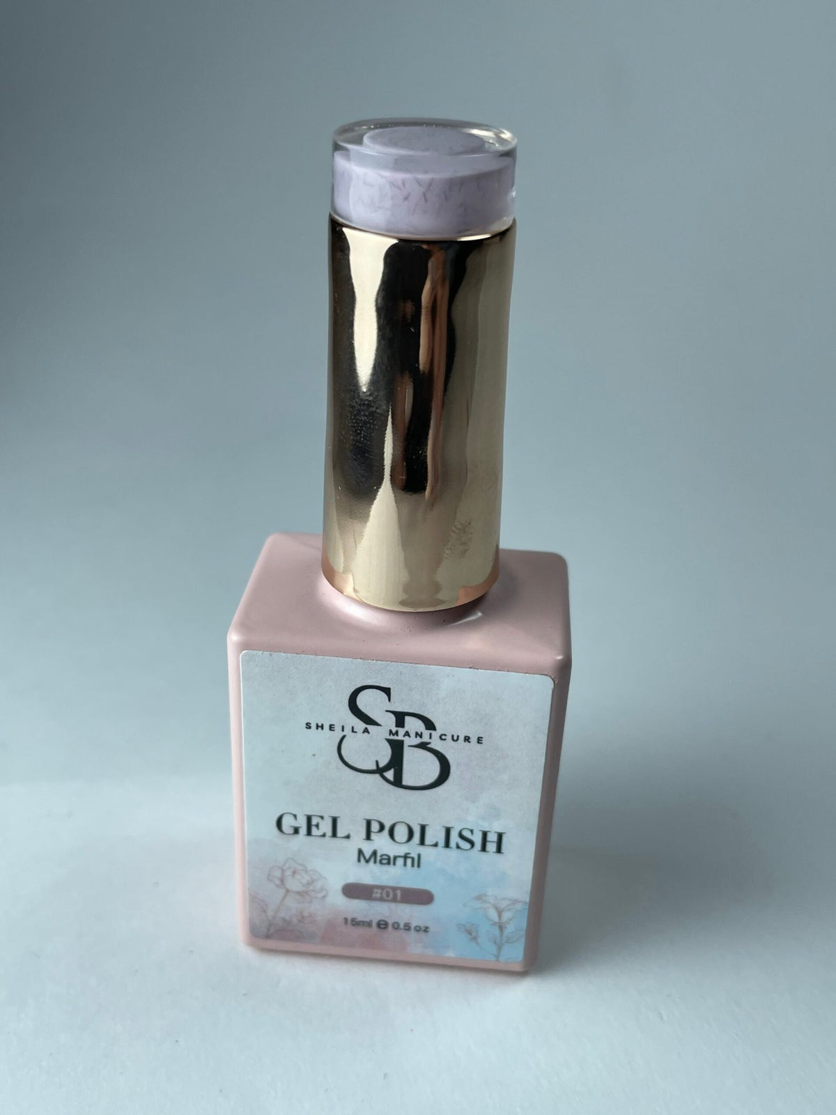 Gel polish marfil (efecto pelo)