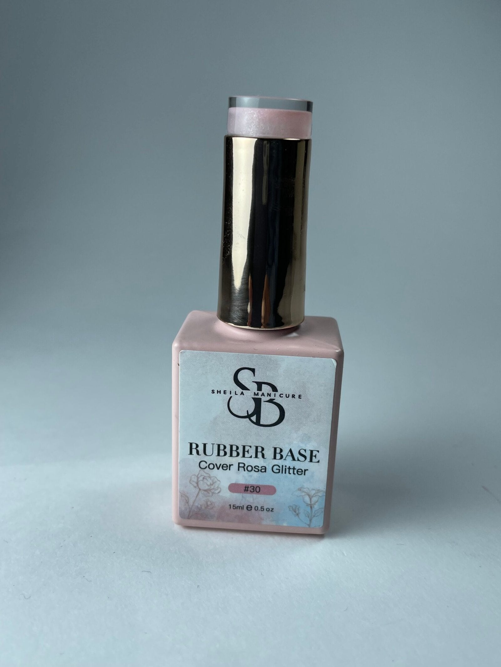 Base Rubber cover rosa glitter