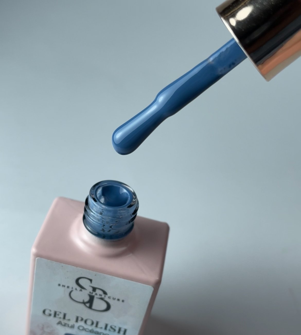Gel polish azul océano