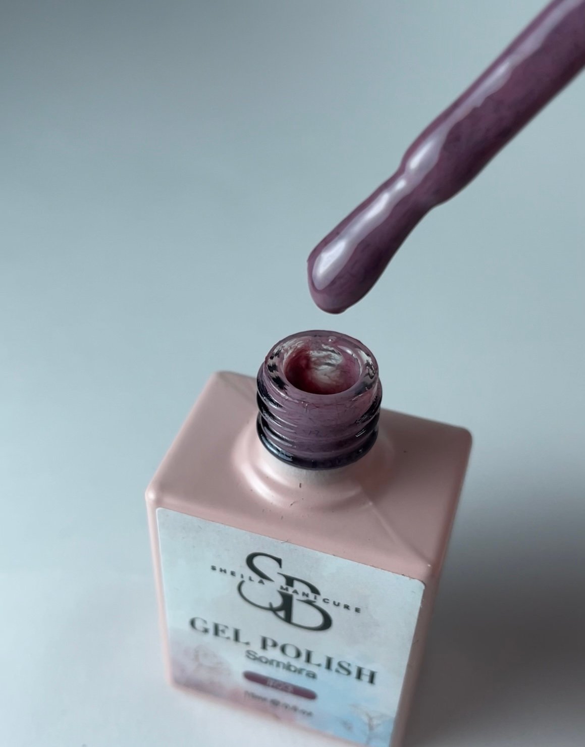 Gel polish sombra (efecto pelo)
