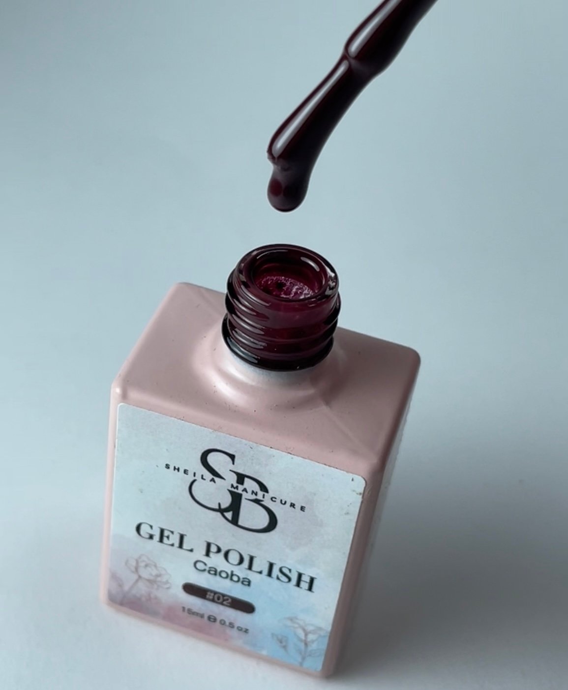 Gel polish caoba