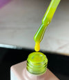 Amarillo neón traslúcido (brillan en la oscuridad)