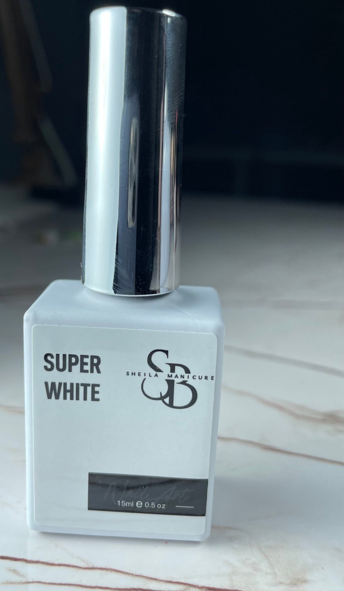 Esmalte semipermanente súper White súper blanco