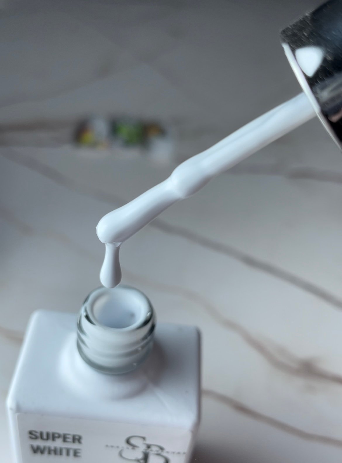 Esmalte semipermanente súper White súper blanco