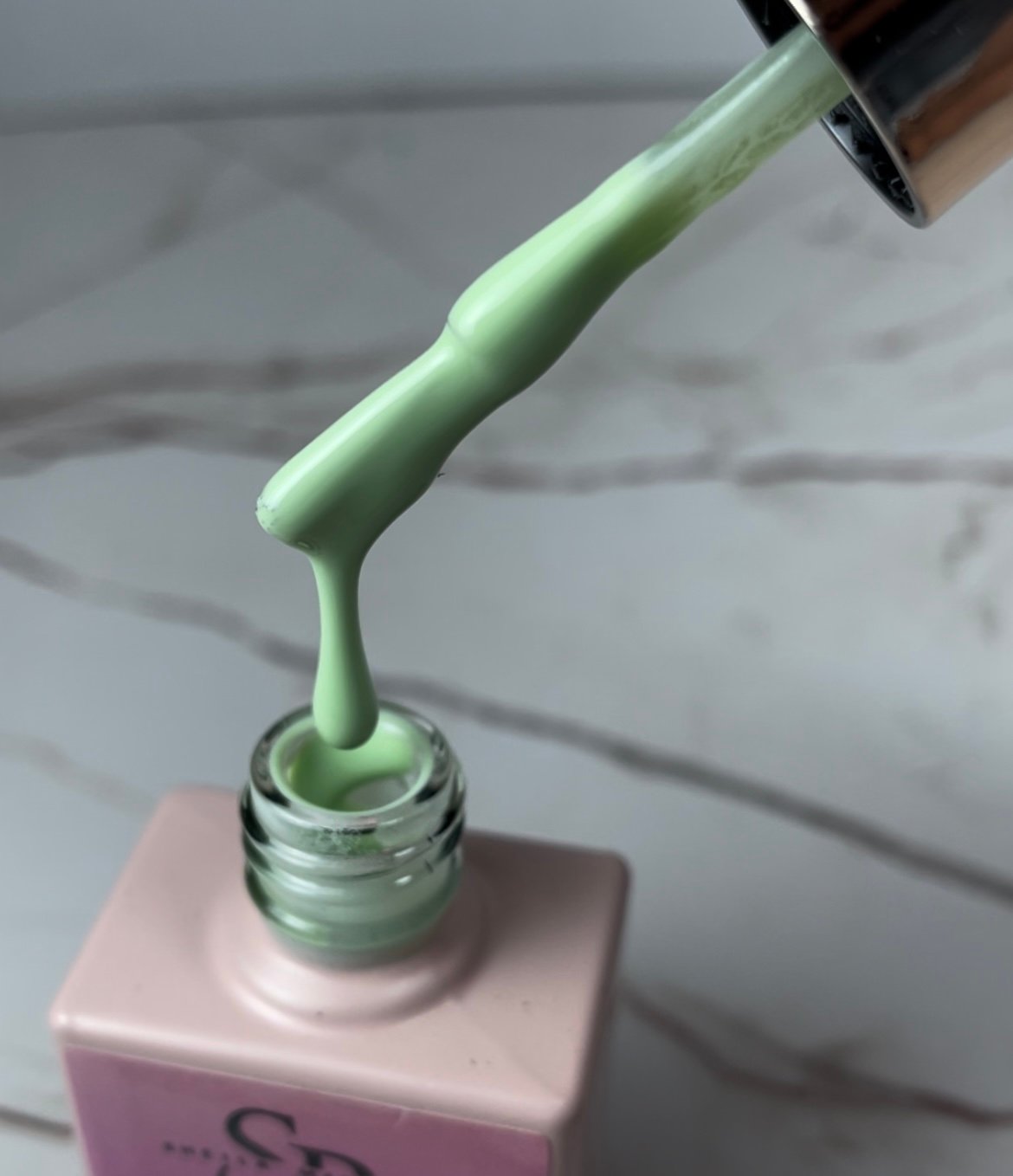 Verde menta, pastel intermedio