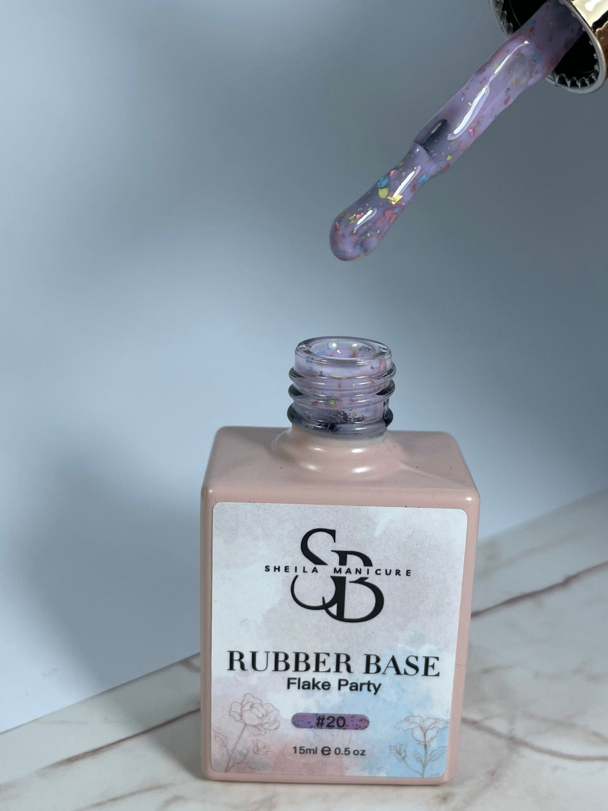Base Rubber flake party