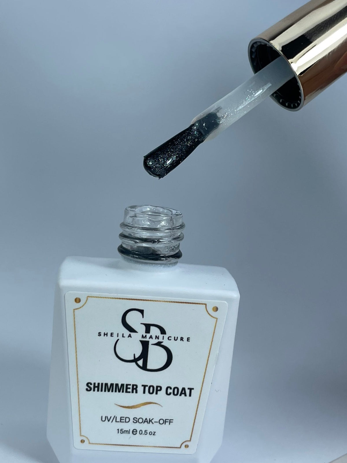 Top coat shimmer