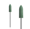 Fresa de silicona verde pulidor
