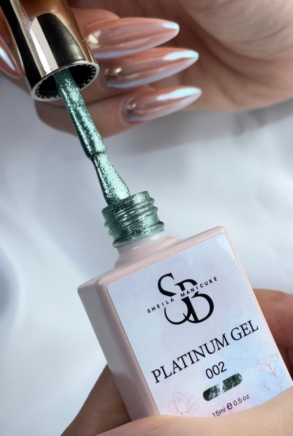 Esmalte gel PLATINUM verde
