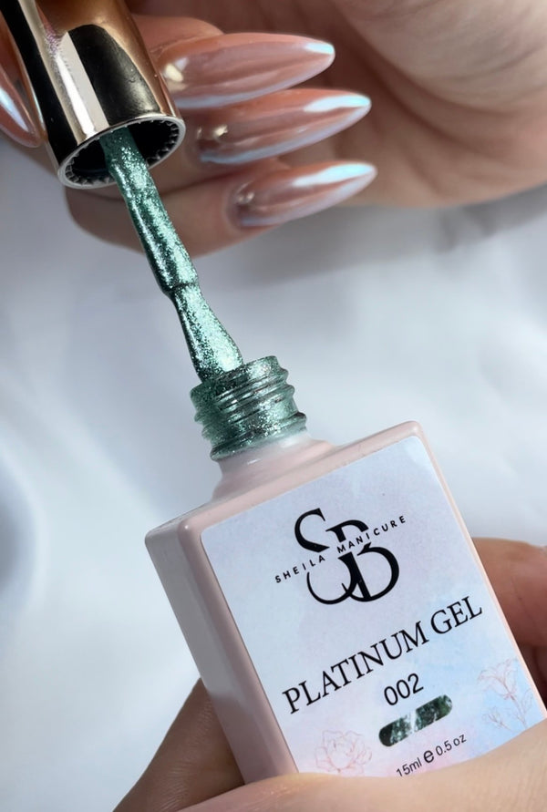 Esmalte gel PLATINUM verde