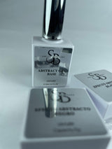 Efecto abstract base + gel blanco+ gel negro