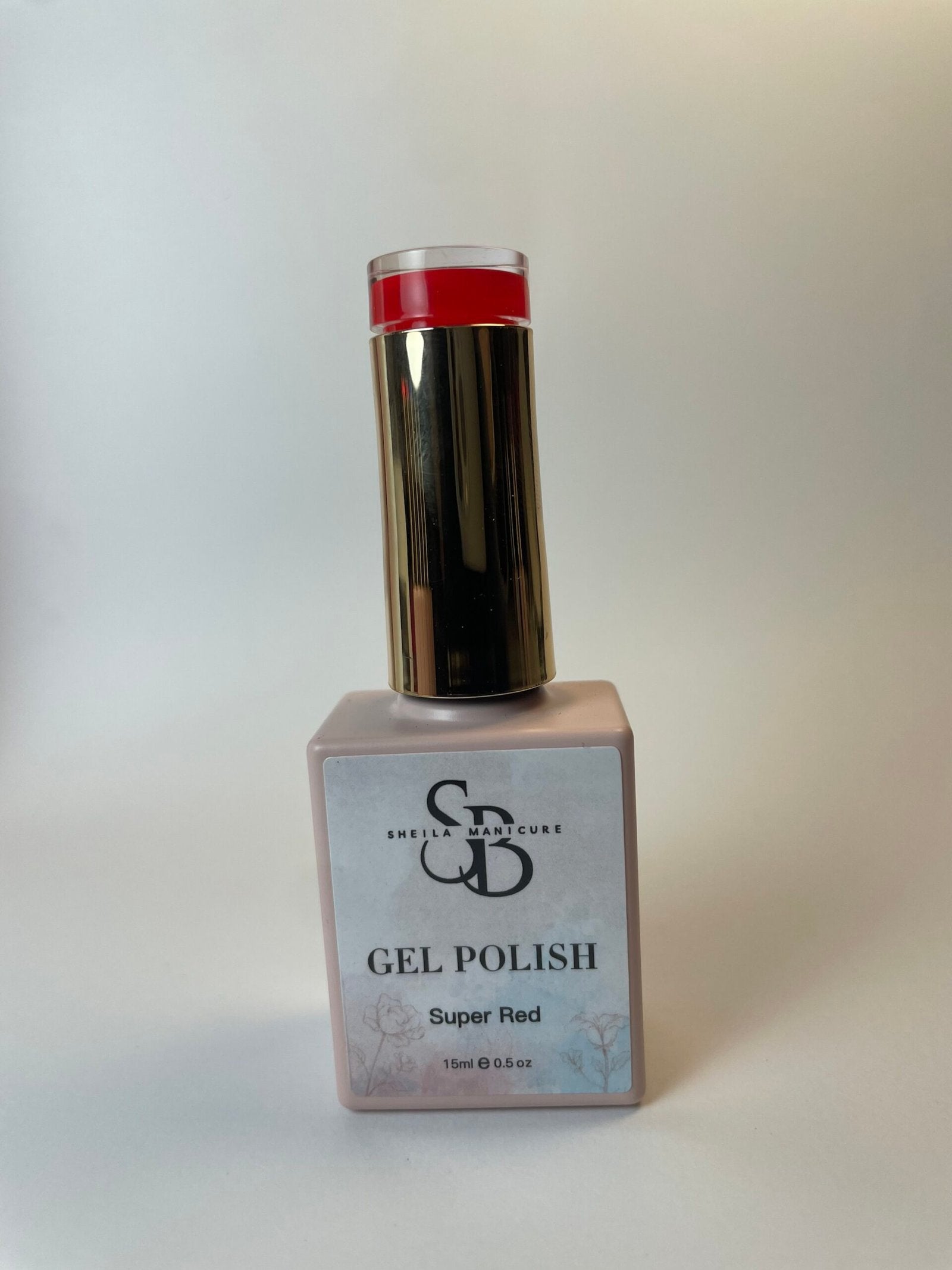 Gel polish súper red