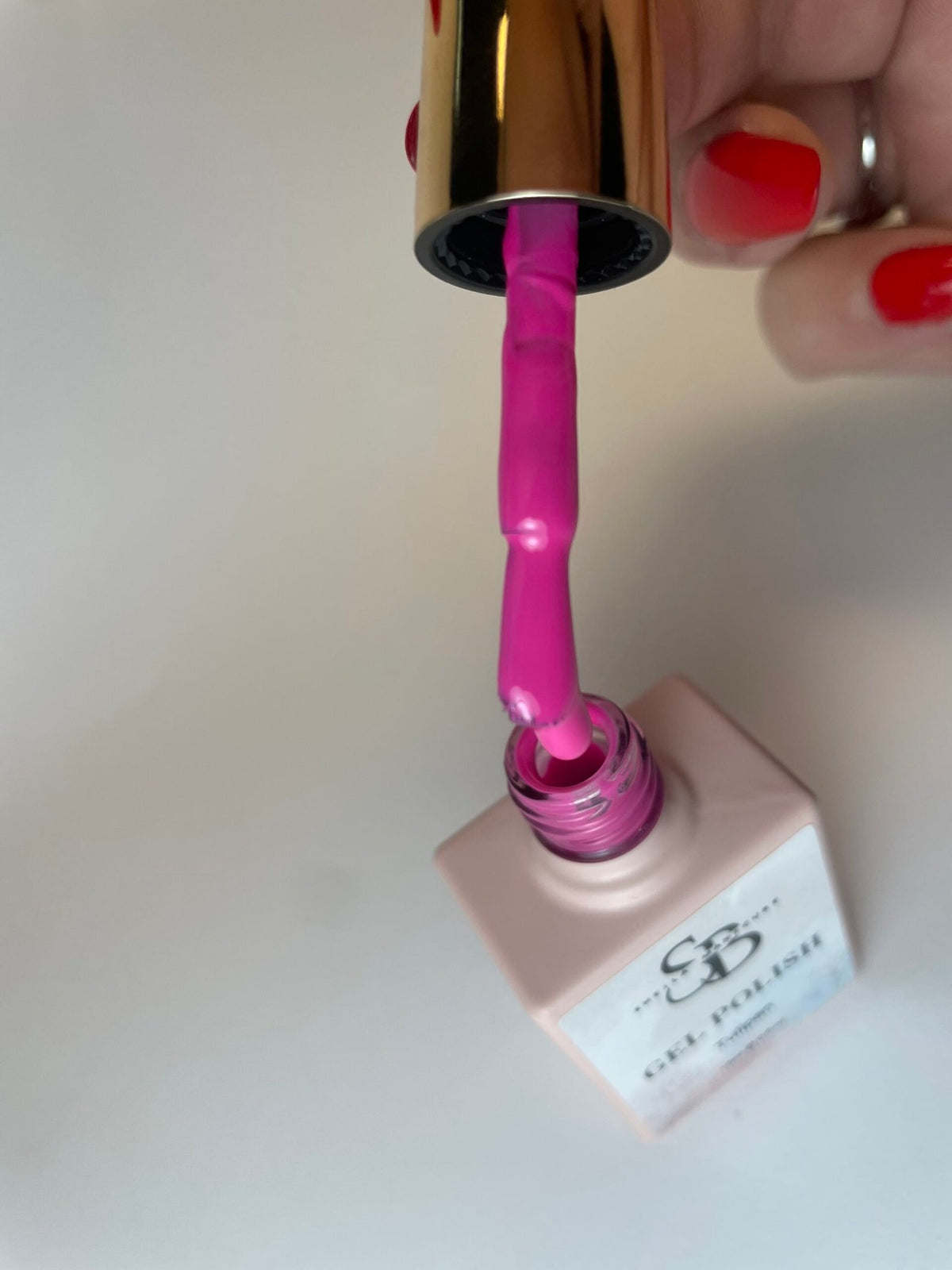 Gel polish pink