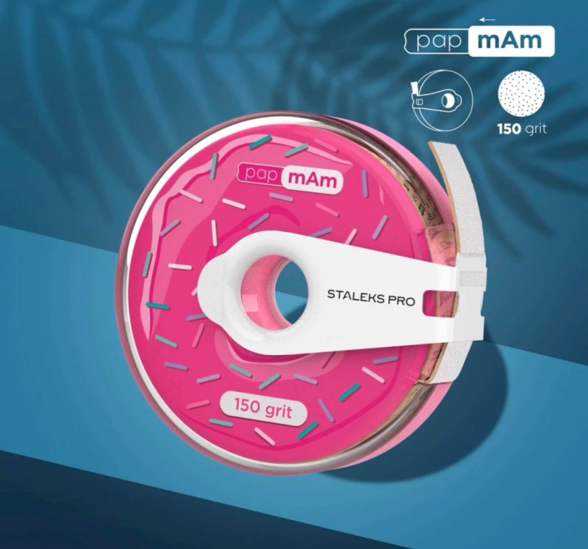 Papmam En Rollo En Un Estuche-Dona De Plástico BOBBINAIL STALEKS PRO EXPERT